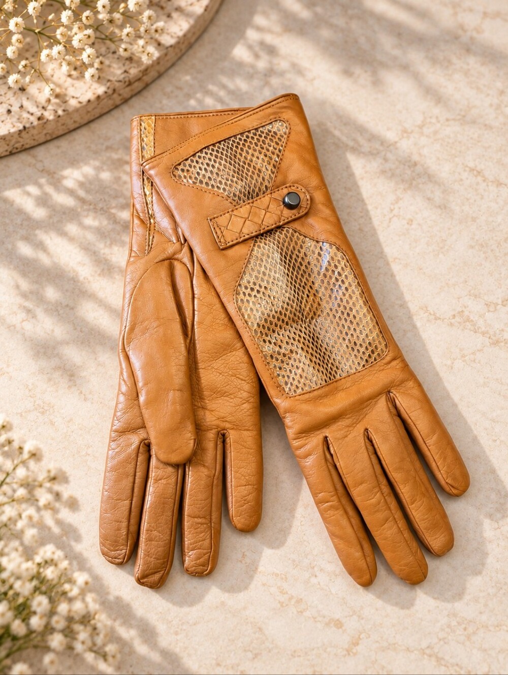 Bottega Veneta Leather Gloves
